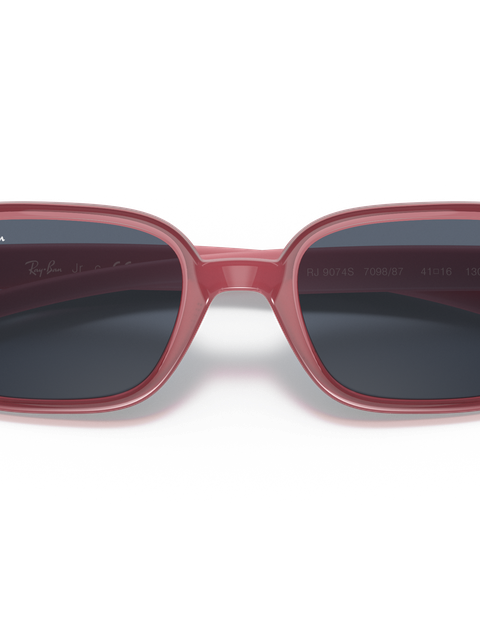 Ray-Ban Sunglasses Children Rb9074s Kids - Fuchsia On Rubber Pink Frame Grey Lenses 41-16