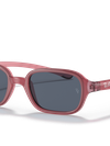 Ray-Ban Sunglasses Children Rb9074s Kids - Fuchsia On Rubber Pink Frame Grey Lenses 39-16