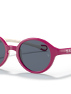 Ray-Ban Sunglasses Children Rb9075s Kids - Fuxia Frame Grey Lenses 39-16