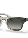 Ray-Ban Sunglasses Children Burbank Kids - Transparent Grey Frame Grey Lenses 45-19