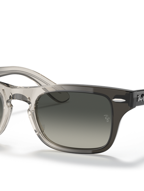 Ray-Ban Sunglasses Children Burbank Kids - Transparent Grey Frame Grey Lenses 45-19