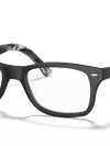 Ray-Ban Eyeglasses Unisex Rb5228 Optics Prescription - Black Frame Clear Lenses 50-17 Polarized