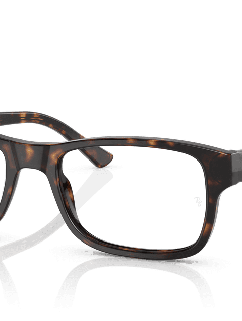 Ray-Ban Eyeglasses Unisex Rb5268 Optics Prescription - Havana Frame Demo Lens Lenses 55-18 Polarized