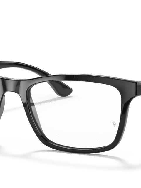 Ray-Ban Eyeglasses Unisex Rb5279 Optics Prescription - Black Frame Clear Lenses 55-18