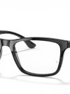 Ray-Ban Eyeglasses Unisex Rb5279 Optics Prescription - Black Frame Clear Lenses 53-18