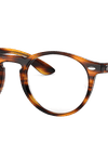 Ray-Ban Eyeglasses Unisex Rb5283 Optics Prescription - Tortoise Frame Clear Lenses 49-21