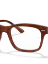 Ray-Ban Eyeglasses Unisex Burbank Optics Prescription - Tortoise Frame Clear Lenses 54-19 Polarized