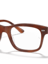 Ray-Ban Eyeglasses Unisex Burbank Optics Prescription - Tortoise Frame Clear Lenses 54-19