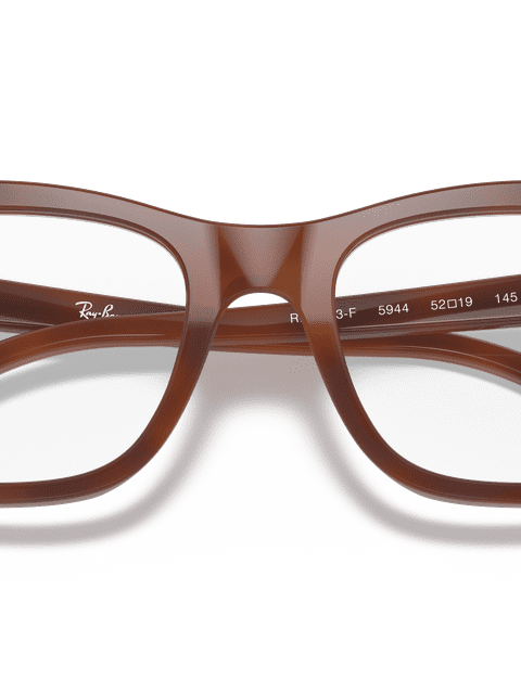 Ray-Ban Eyeglasses Unisex Burbank Optics Prescription - Tortoise Frame Clear Lenses 54-19