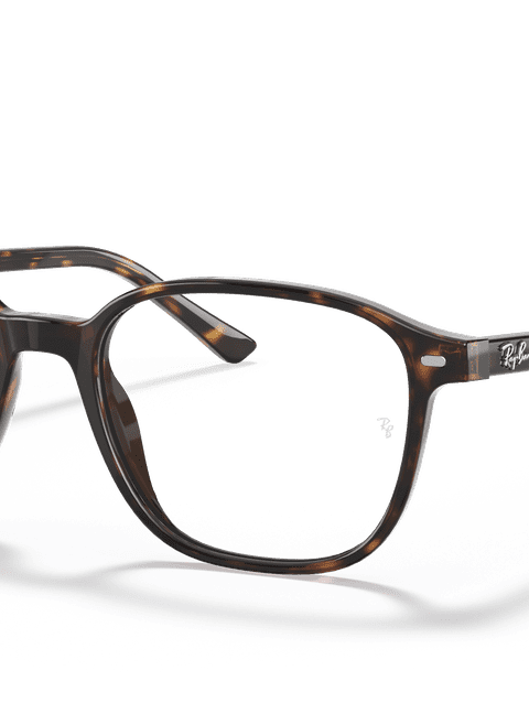 Ray-Ban Eyeglasses Unisex Leonard Optics Prescription - Havana Frame Clear Lenses 49-17 Polarized