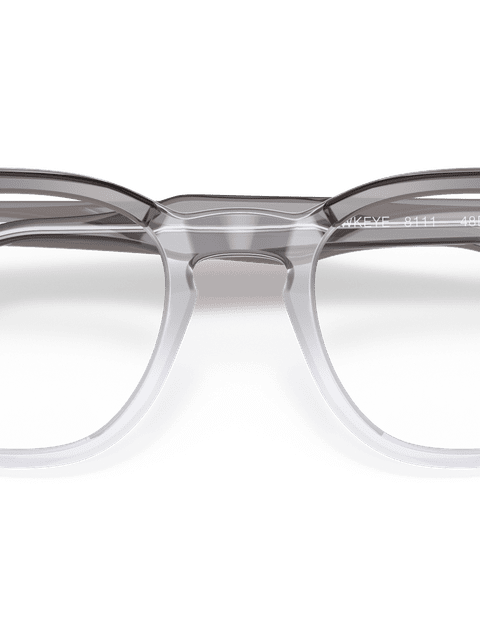 Ray-Ban Eyeglasses Unisex Hawkeye Optics Prescription - Grey On Transparent Frame Clear Lenses 48-21 Polarized