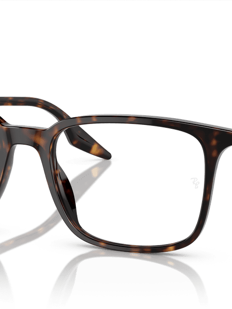 Ray-Ban Eyeglasses Unisex Rb5421 Optics Prescription - Havana Frame Demo Lens Lenses 53-19 Polarized