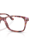 Ray-Ban Eyeglasses Unisex Rb5428 Optics Prescription - Red & Purple Havana Frame Clear Lenses 50-17 Polarized