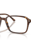 Ray-Ban Eyeglasses Unisex Raimond Optics Prescription - Transparent Fantasy Brown/yellow Frame Clear Lenses 54-18 Polarized