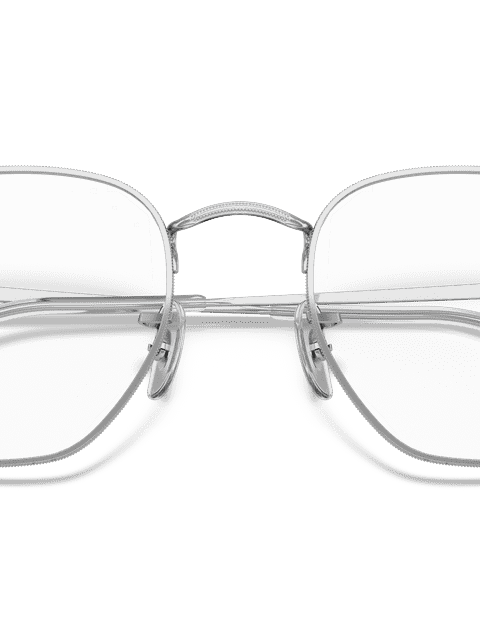 Ray-Ban Eyeglasses Unisex Hexagonal Optics Prescription - Silver Frame Clear Lenses 54-21