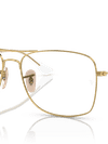 Ray-Ban Eyeglasses Unisex Rb6498 Optics Prescription - Arista Gold Frame Clear Lenses 55-15 Polarized