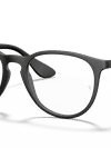 Ray-Ban Eyeglasses Woman Erika Optics Prescription - Black Frame Clear Lenses 51-18 Polarized