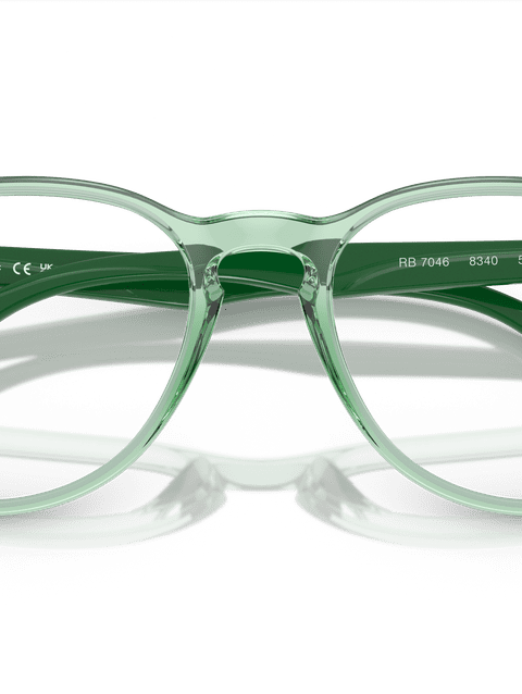 Ray-Ban Eyeglasses Woman Erika Optics Prescription - Green Frame Demo Lens Lenses 51-18 Polarized