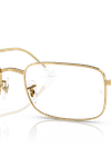 Ray-Ban Eyeglasses Unisex Rb3746v Optics Prescription - Arista Gold Frame Clear Lenses 54-20 Polarized