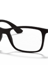 Ray-Ban Eyeglasses Unisex Rb7047 Optics Prescription - Black Frame Clear Lenses 54-17 Polarized