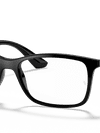 Ray-Ban Eyeglasses Unisex Rb7047 Optics Prescription - Black Frame Clear Lenses 54-17 Polarized