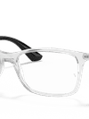 Ray-Ban Eyeglasses Unisex Rb7047 Optics Prescription - Black Frame Clear Lenses 56-17 Polarized