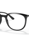 Ray-Ban Eyeglasses Unisex Rb7190 Optics Prescription - Black Frame Clear Lenses 51-19 Polarized