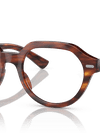 Ray-Ban Eyeglasses Unisex Gina Optics Prescription - Striped Havana Frame Clear Lenses 51-20 Polarized