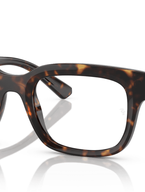 Ray-Ban Eyeglasses Unisex Chad Optics Bio-based Prescription - Havana Frame Clear Lenses 52-22 Polarized