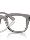 Ray-Ban Eyeglasses Unisex Chad Optics Bio-based Prescription - Transparent Grey Frame Clear Lenses 54-22 Polarized