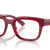 Ray-Ban Eyeglasses Unisex Chad Optics Bio-based Prescription - Transparent Red Frame Clear Lenses 52-22 Polarized