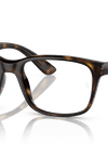 Ray-Ban Eyeglasses Man Rb7221m Optics Scuderia Ferrari Collection - Havana Frame Clear Lenses 54-18 Polarized