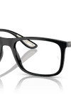 Ray-Ban Eyeglasses Man Rb7222m Optics Scuderia Ferrari Collection - Black Frame Clear Lenses 54-18 Polarized