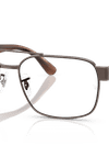 Ray-Ban Eyeglasses Unisex Rb3751v Optics Prescription - Havana Brown Frame Clear Lenses 56-17 Polarized