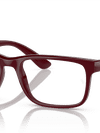 Ray-Ban Eyeglasses Unisex Rb7232m Optics Scuderia Ferrari Collection - Dark Red Frame Demo Lens Lenses 54-19 Polarized