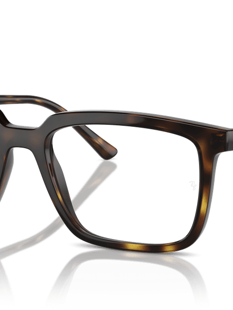 Ray-Ban Eyeglasses Unisex Alain Optics Prescription - Havana Frame Clear Lenses 52-18 Polarized