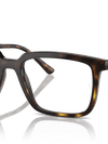 Ray-Ban Eyeglasses Unisex Alain Optics Prescription - Havana Frame Clear Lenses 54-18 Polarized