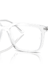 Ray-Ban Eyeglasses Unisex Alain Optics Prescription - Transparent Frame Clear Lenses 52-18 Polarized