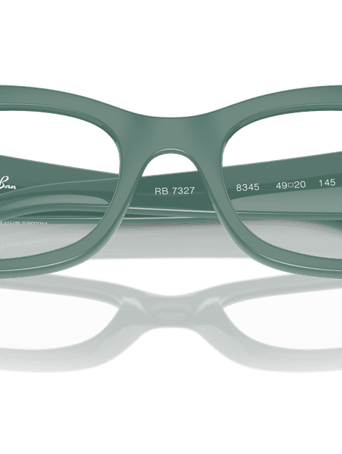 Ray-Ban Eyeglasses Unisex Kat Optics Bio-based Prescription - Algae Green Frame Clear Lenses 50-18 Polarized