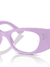 Ray-Ban Eyeglasses Unisex Kat Optics Bio-based Prescription - Lillac Frame Clear Lenses 50-18 Polarized