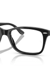 Ray-Ban Eyeglasses Unisex Rb5428 Optics Prescription - Black Frame Clear Lenses 55-17 Polarized