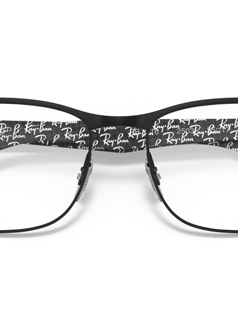 Ray-Ban Eyeglasses Unisex Rb8416 Optics Prescription - Black Frame Clear Lenses 53-17 Polarized