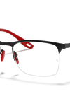 Ray-Ban Eyeglasses Man Rb8416m Scuderia Ferrari Collection - Red Frame Clear Lenses 54-18