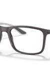 Ray-Ban Eyeglasses Unisex Rb8908 Optics Prescription - Grey Frame Clear Lenses 57-18 Polarized