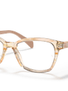 Ray-Ban Eyeglasses Children Rb1591 Optics Kids Prescription - Beige Frame Clear Lenses 48-16 Polarized