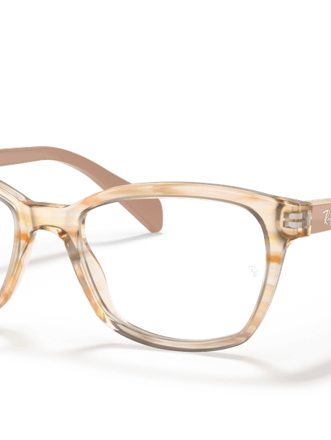 Ray-Ban Eyeglasses Children Rb1591 Optics Kids Prescription - Beige Frame Clear Lenses 46-16 Polarized