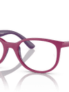 Ray-Ban Eyeglasses Children Rb1622 Optics Kids Bio-based Prescription - Fuchsia Frame Clear Lenses 46-17 Polarized