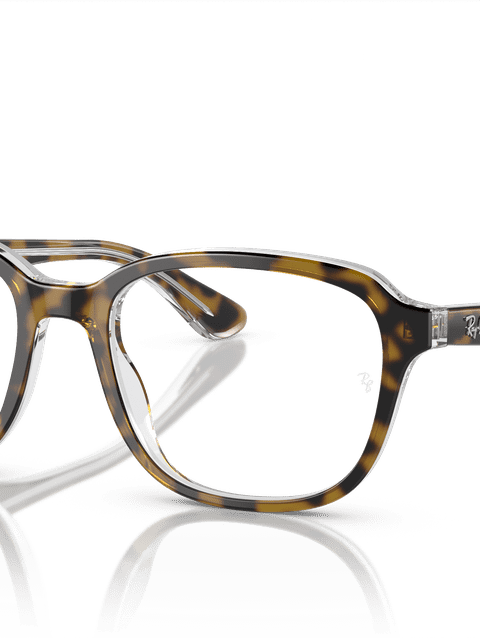 Ray-Ban Eyeglasses Children Rb1627 Optics Kids Prescription - Havana On Transparent Frame Clear Lenses 46-16 Polarized