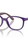 Ray-Ban Eyeglasses Children Rb1632 Optics Kids Bio-based Prescription - Violet On Bordeaux Frame Clear Lenses 46-16