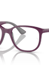 Ray-Ban Eyeglasses Children Rb9078v Optics Kids Bio-based Prescription - Violet On Grey Frame Demo Lens Lenses 46-16 Polarized